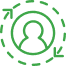 UltraServ Green Person Icon